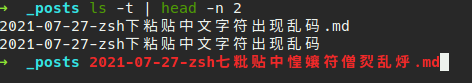 zsh-messy-code